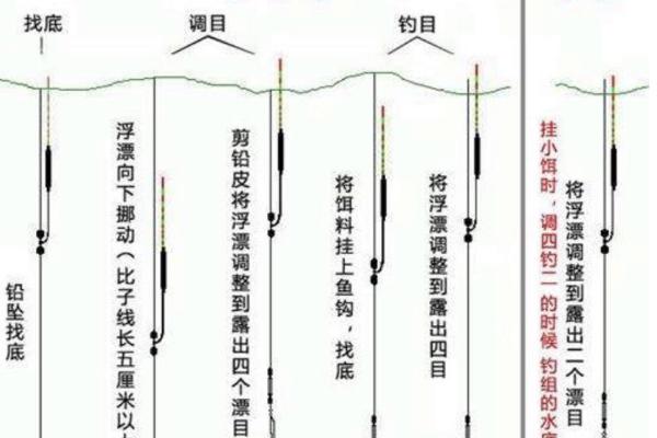 无钩调漂法的正确方法，以下5点需掌握